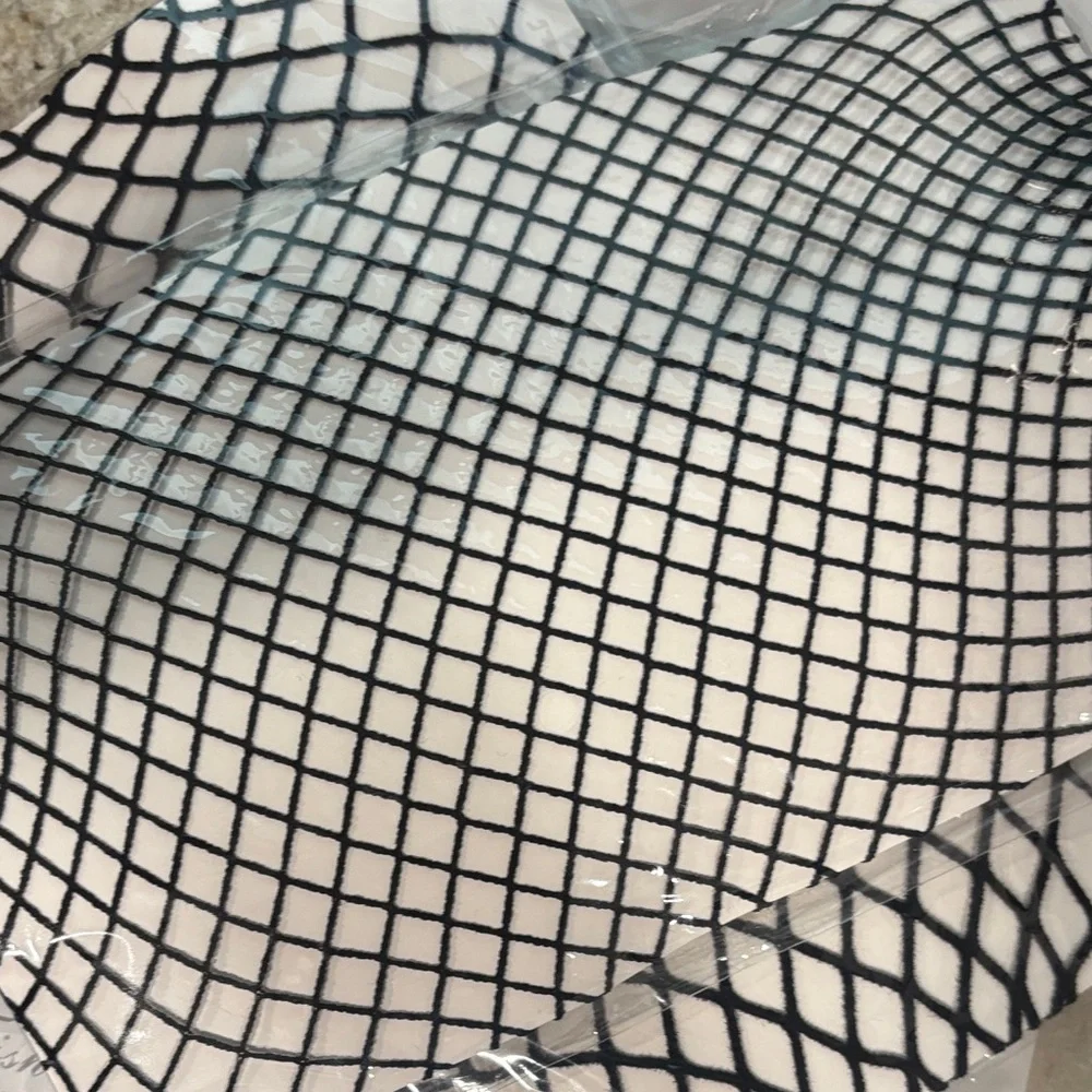 Black thigh high Fishnet Tights